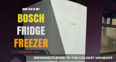 Determining the Age of Your Bosch Fridge Freezer: A Simple Guide
