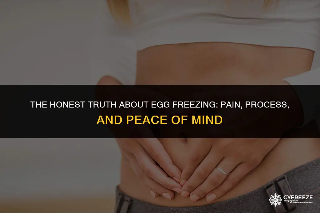 how painful is egg freezing