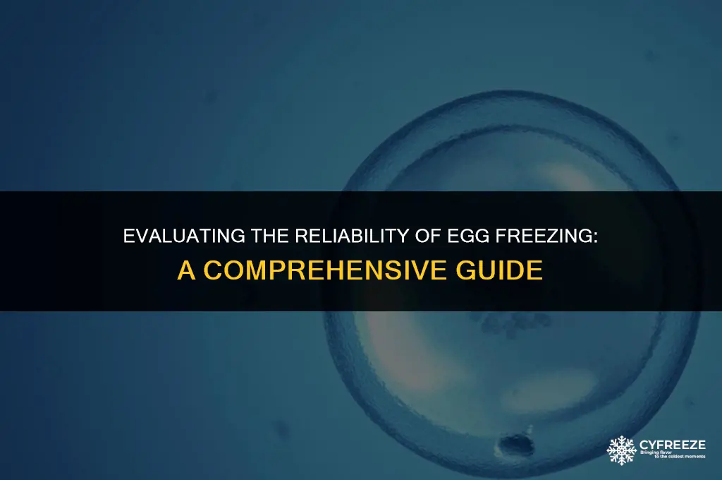 how reliable is egg freezing