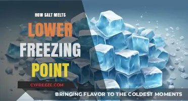 Salt's Science: How It Lowers Water's Freezing Point Effectively