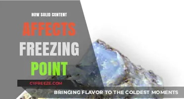 Solid Content's Impact on Freezing Point: A Comprehensive Analysis
