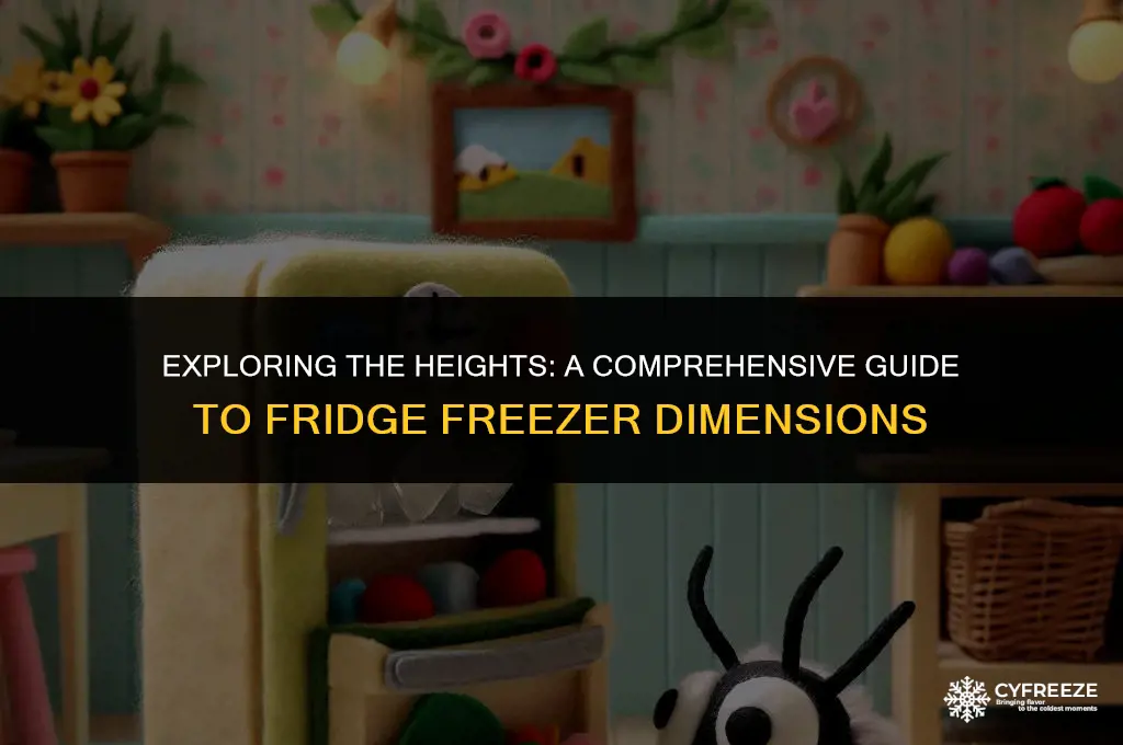 how tall is a fridge freezer