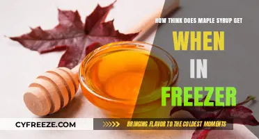Does Maple Syrup Thicken in the Freezer? Surprising Facts Revealed