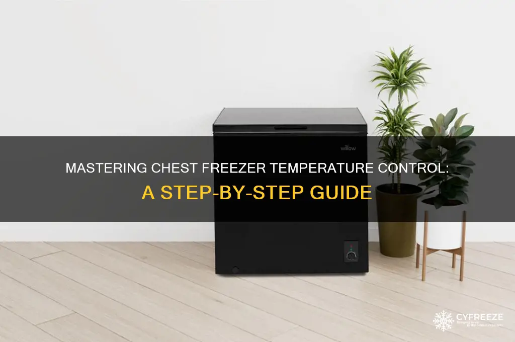how to adjust chest freezer temperature