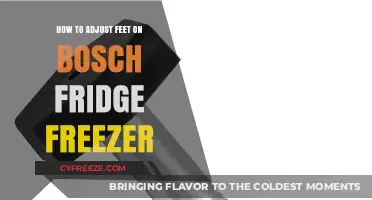 Mastering the Perfect Balance: Adjusting Feet on Your Bosch Fridge Freezer