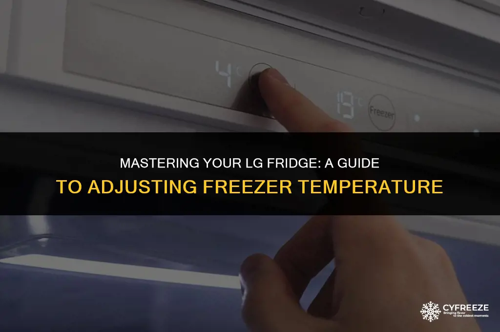 how to adjust freezer temp on lg fridge