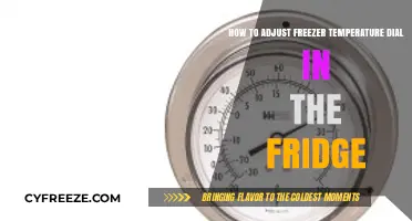 Mastering Your Fridge: Easy Steps to Adjust Freezer Temperature Dial