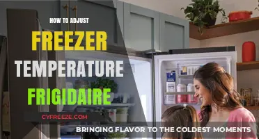 Adjusting Your Frigidaire Freezer Temperature: A Simple Step-by-Step Guide