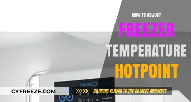 Adjusting Your Hotpoint Freezer Temperature: A Simple Step-by-Step Guide