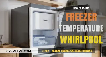 Adjusting Your Whirlpool Freezer Temperature: A Simple Step-by-Step Guide
