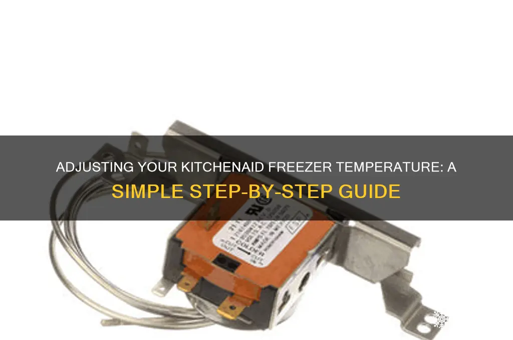 how to adjust kitchenaid freezer temperature