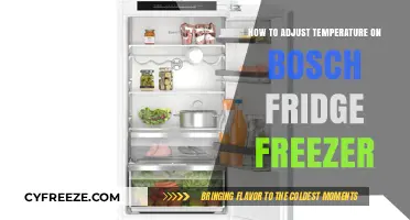 Easy Steps to Adjust Temperature on Your Bosch Fridge Freezer