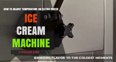 Mastering Your Electro Freeze: Easy Steps to Adjust Ice Cream Machine Temperature