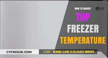 Adjusting Your Top Freezer Temperature: A Simple Step-by-Step Guide