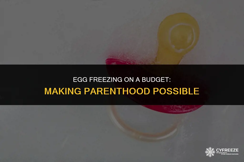 how to afford egg freezing