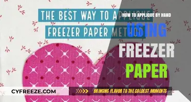 Hand Appliqué Made Easy: Freezer Paper Technique for Beginners