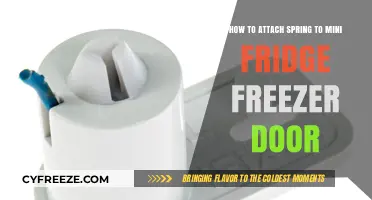 Easy Spring Attachment for Mini Fridge Freezer Doors