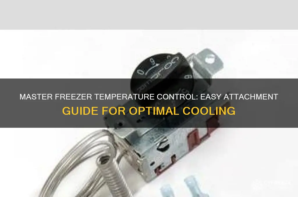 how to attach temperature control to freezer