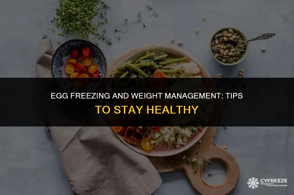 how to avoid weight gain during egg freezing