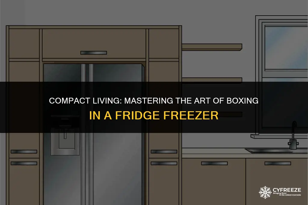 how to box in a fridge freezer