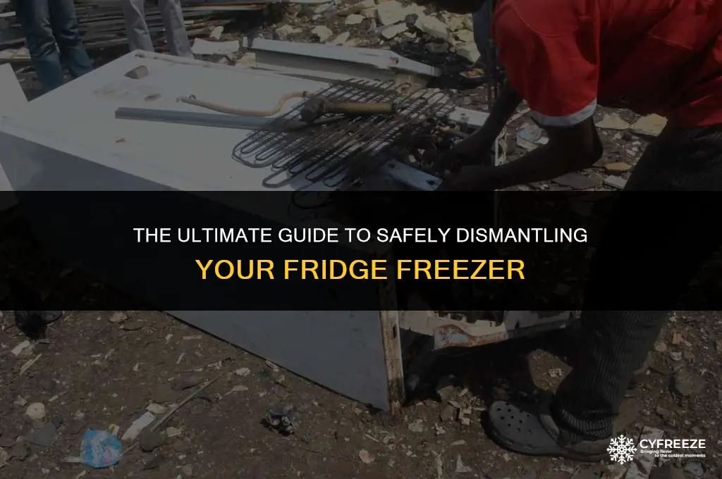 how to break a fridge freezer