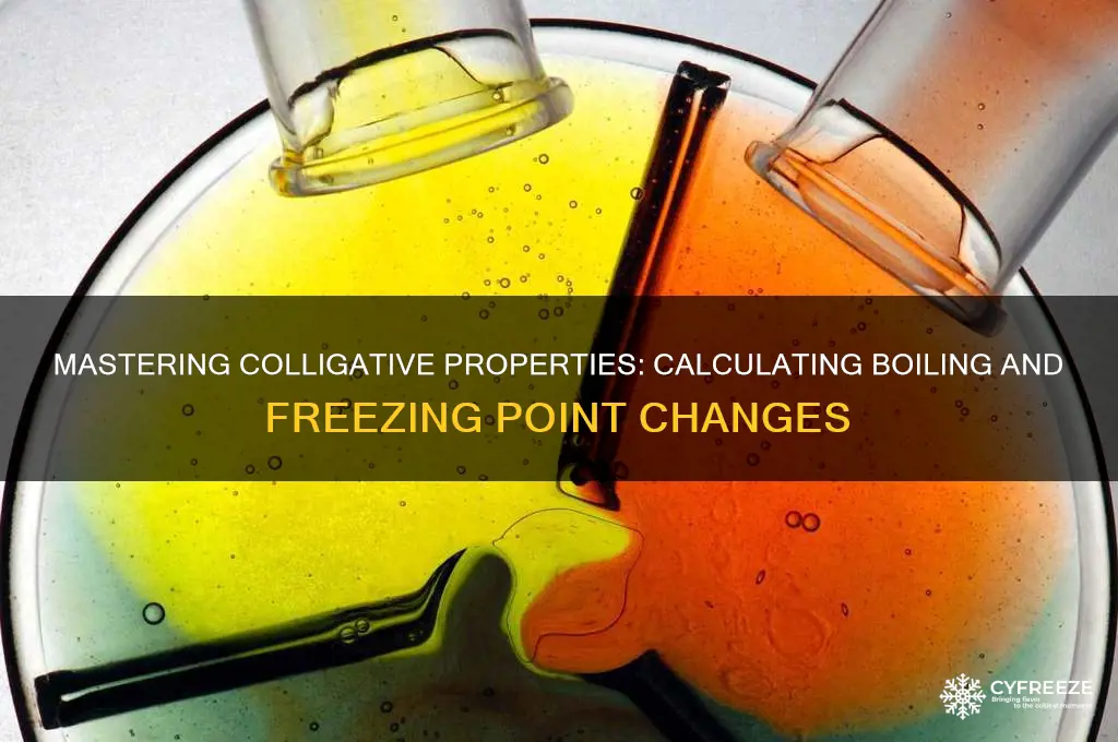 how to calculate boiling point elevation and freezing point depression