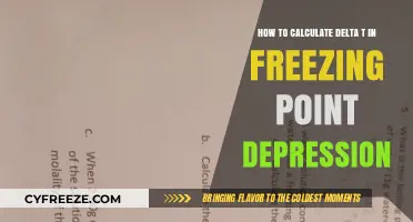 Mastering Freezing Point Depression: Calculating Delta T Step-by-Step