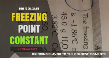 Mastering Freezing Point Depression: Calculating the Constant Simplified