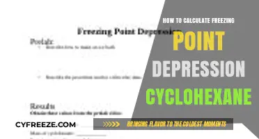 Calculating Freezing Point Depression in Cyclohexane: A Step-by-Step Guide