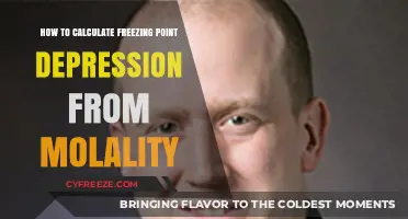 Calculating Freezing Point Depression Using Molality: A Simple Guide