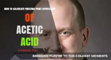 Calculating Freezing Point Depression of Acetic Acid: A Step-by-Step Guide