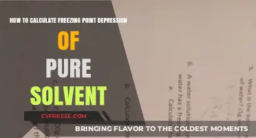 Mastering Freezing Point Depression Calculations for Pure Solvents