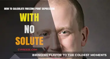 Calculating Freezing Point Depression Without Solute: A Simple Guide