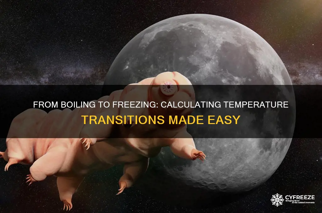 how to calculate freezing point from boiling point