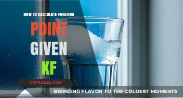 Calculating Freezing Point Using Kf: A Step-by-Step Guide