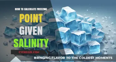 Calculating Freezing Point: A Guide Based on Salinity Levels