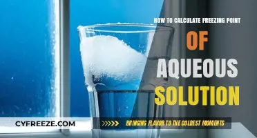 Mastering Freezing Point Calculations for Aqueous Solutions: A Step-by-Step Guide