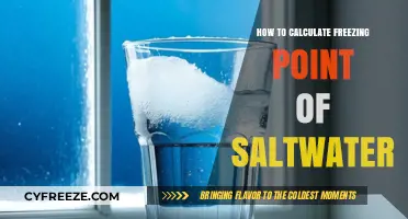 Calculating the Freezing Point of Saltwater: A Simple Guide