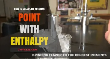 Calculating Freezing Point Using Enthalpy: A Step-by-Step Guide