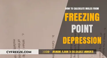 Mastering Freezing Point Depression: Calculate Moles in Simple Steps
