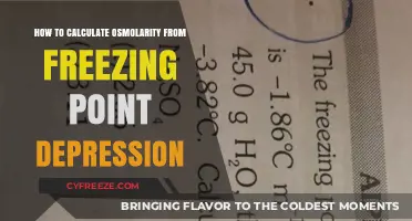Mastering Osmolarity Calculations via Freezing Point Depression Techniques