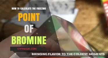 Calculating Bromine's Freezing Point: A Step-by-Step Guide