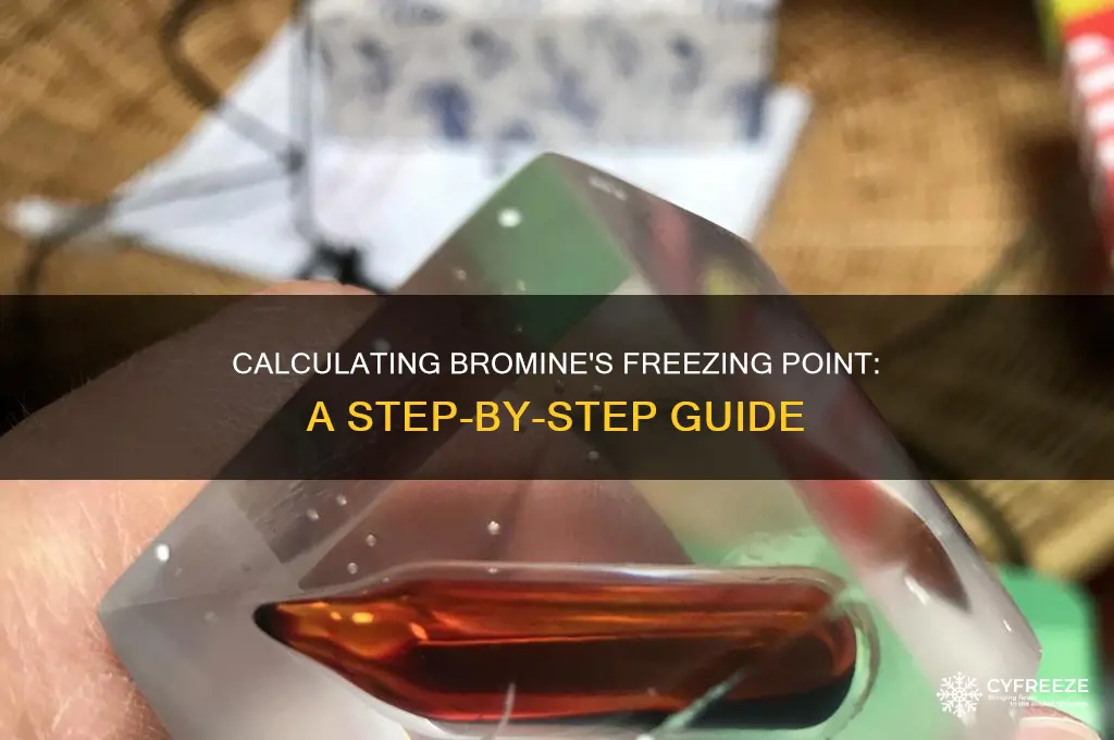 how to calculate the freezing point of bromine
