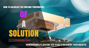 Mastering Solution Freezing: Calculating Temperature with Precision and Ease