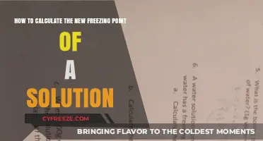 Mastering Freezing Point Depression: Calculating Solution's New Freeze Point