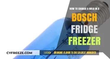 Easy Guide to Replacing a Bulb in Your Bosch Fridge Freezer