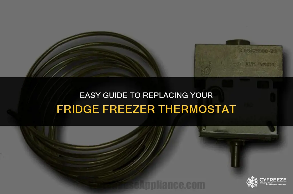 how to change a thermostat in a fridge freezer