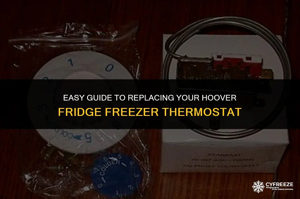 how to change a thermostat on a hoover fridge freezer