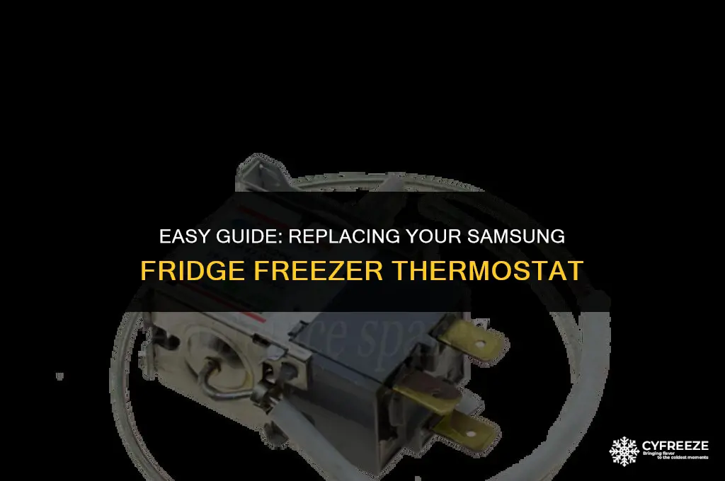 how to change a thermostat on a samsung fridge freezer