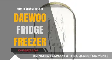 Easy Steps to Replace Bulb in Daewoo Fridge Freezer